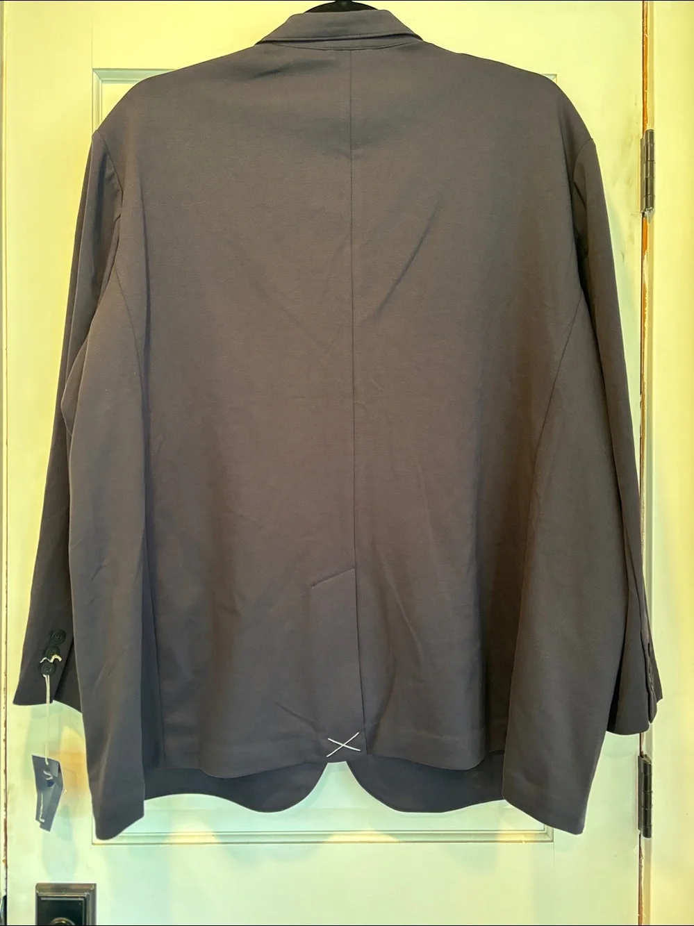 Lands' End Men's School Uniform Men’s Ponte Knit Blazer, True Navy, XXXL